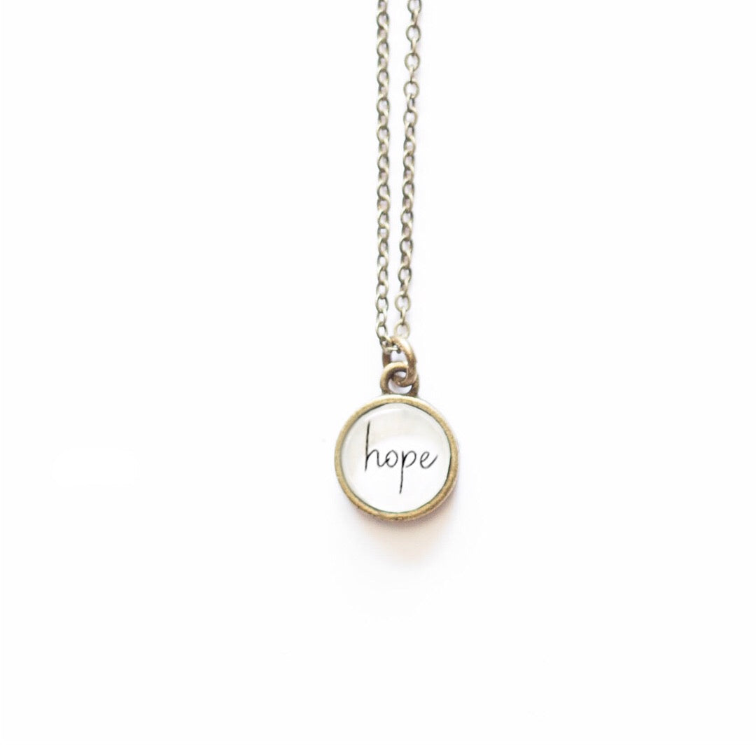 Hope Necklace by The Vintage Sparrow