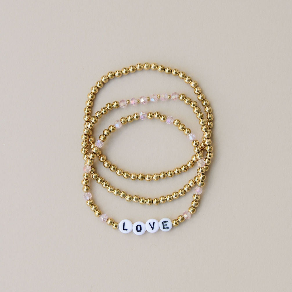 Lover Alphabet Bead Bracelet